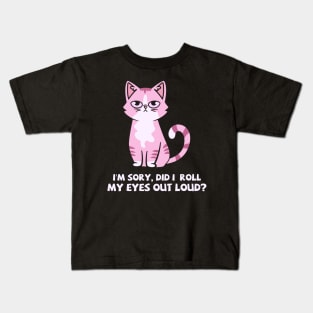 Sarcastic Cat | Hilarious Cat | Funny Cat Kids T-Shirt